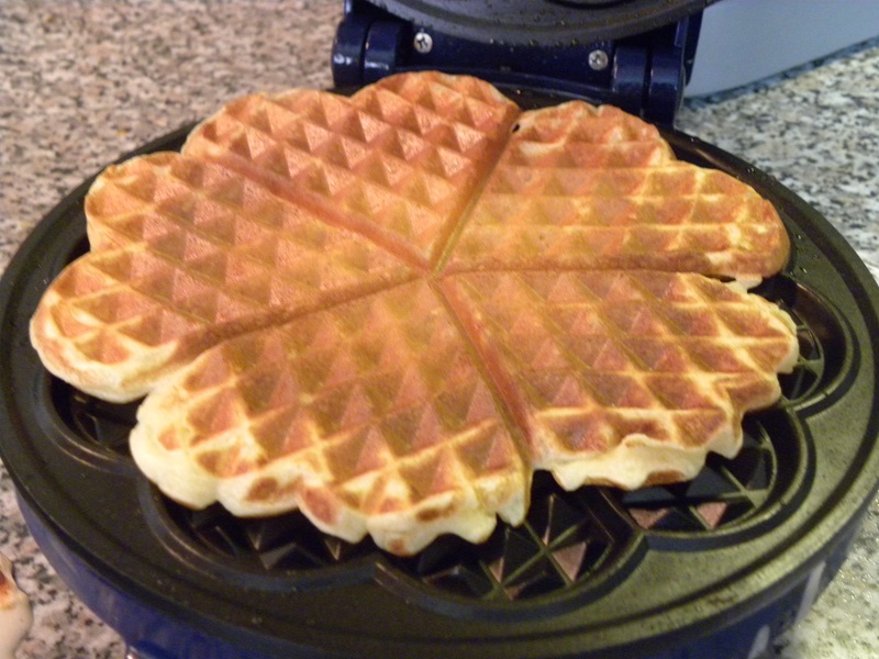 Making waffles image