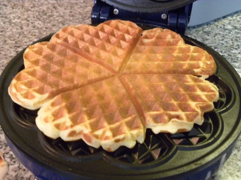 Making waffles image