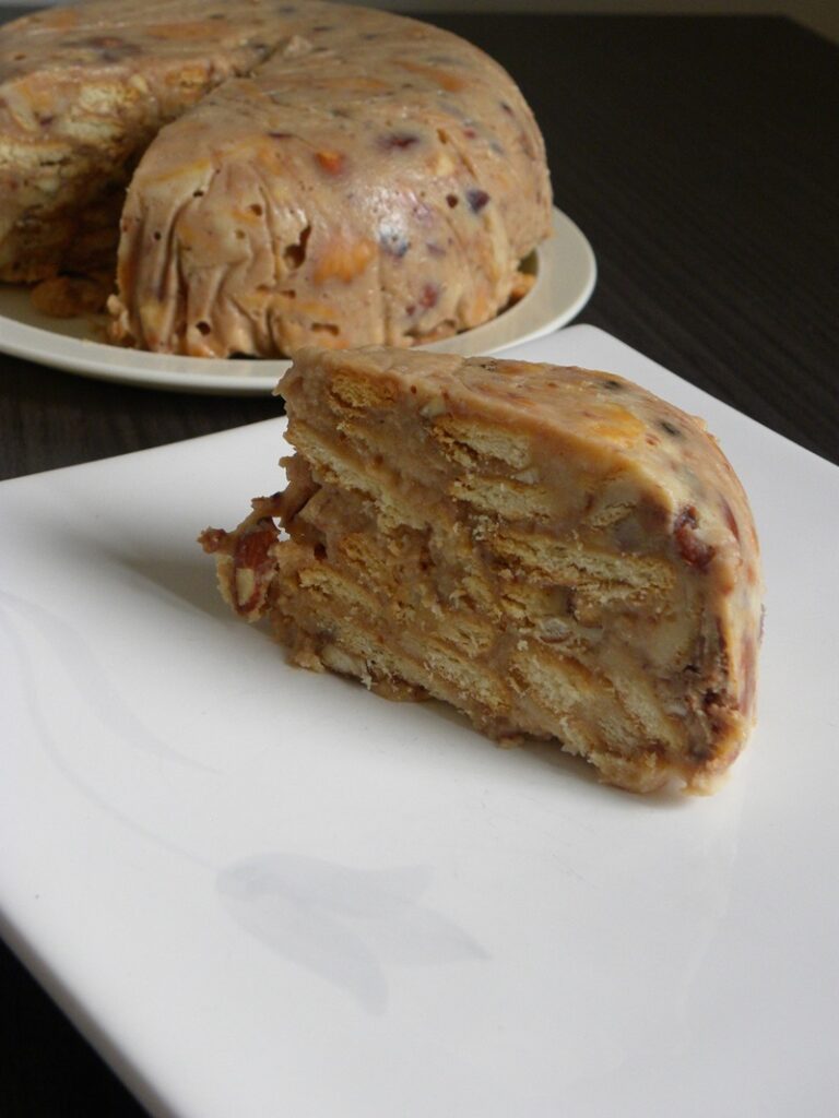 No bake white chocolate kormos image