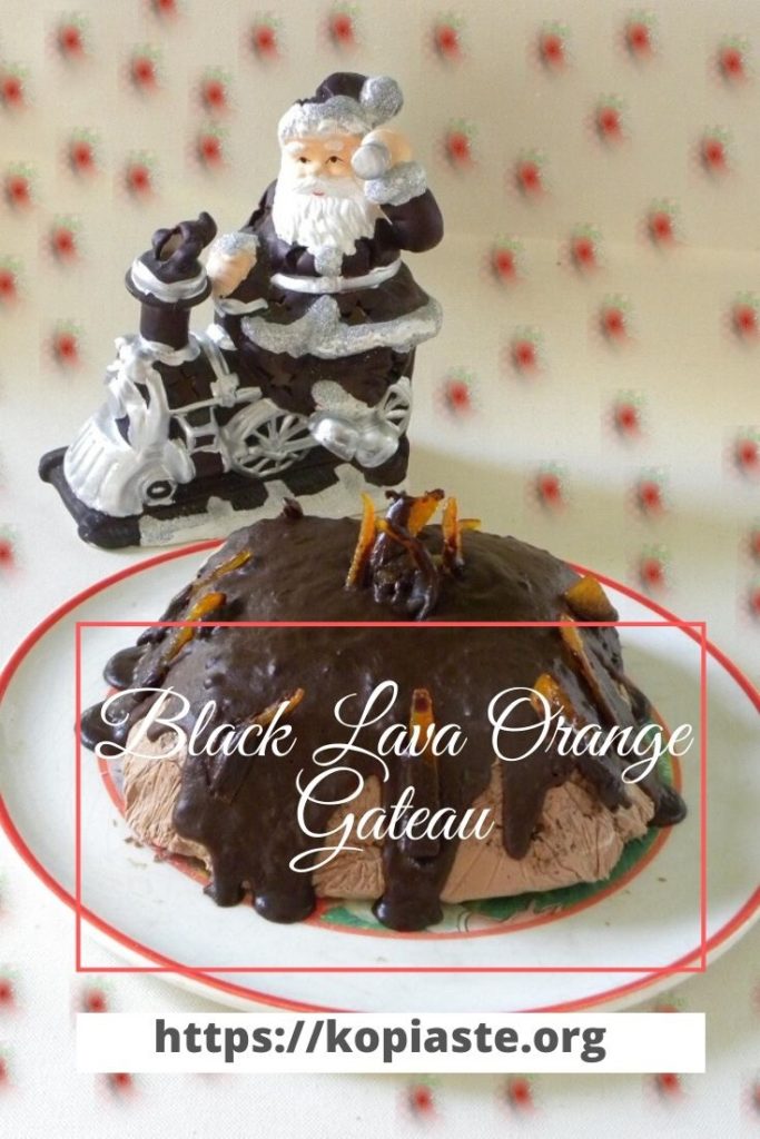 collage Black lava Orange Dessert picture