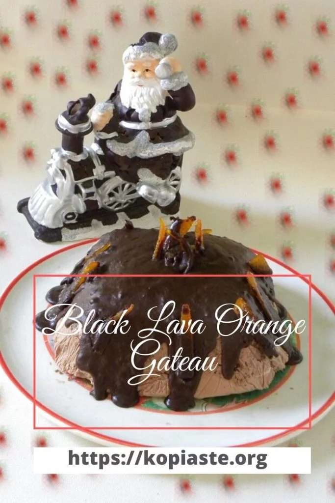 collage Black lava Orange Dessert picture