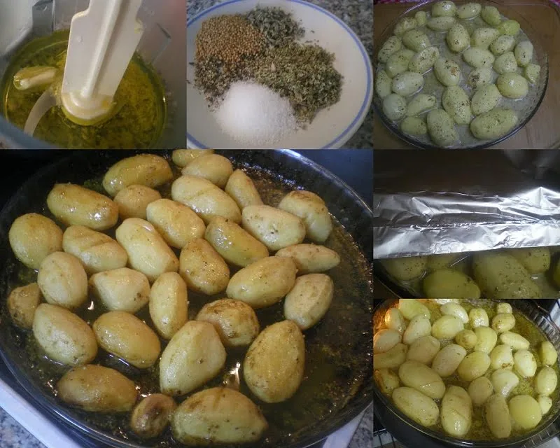 collage lemony potatoes image