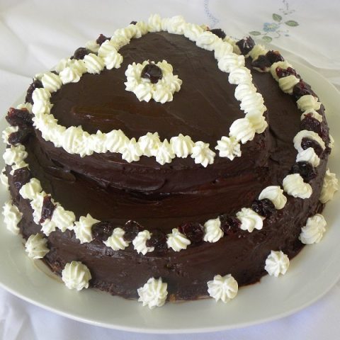 Chocolate Valentines Cake image
