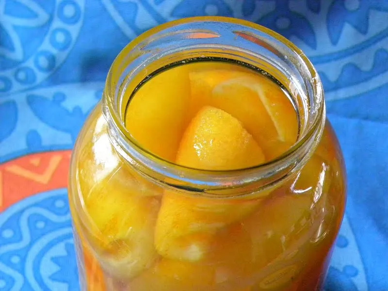 Orange fruit preserve image