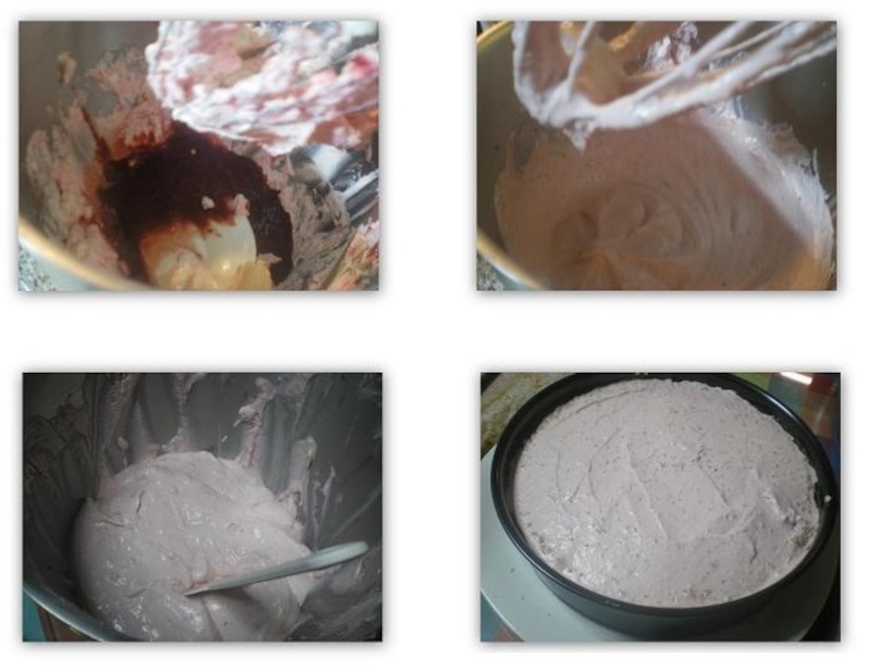 Collage making the filling image