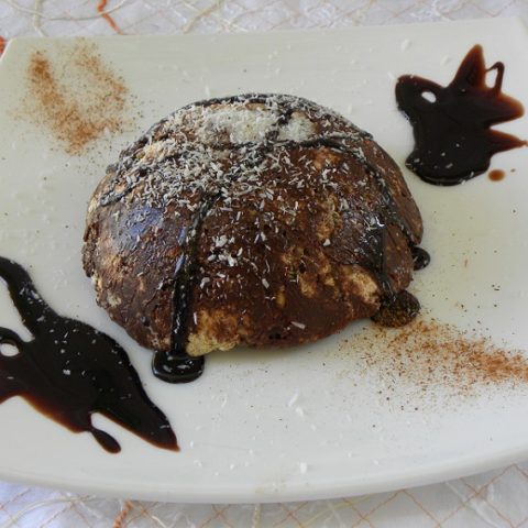 Halvas with chocolate picture