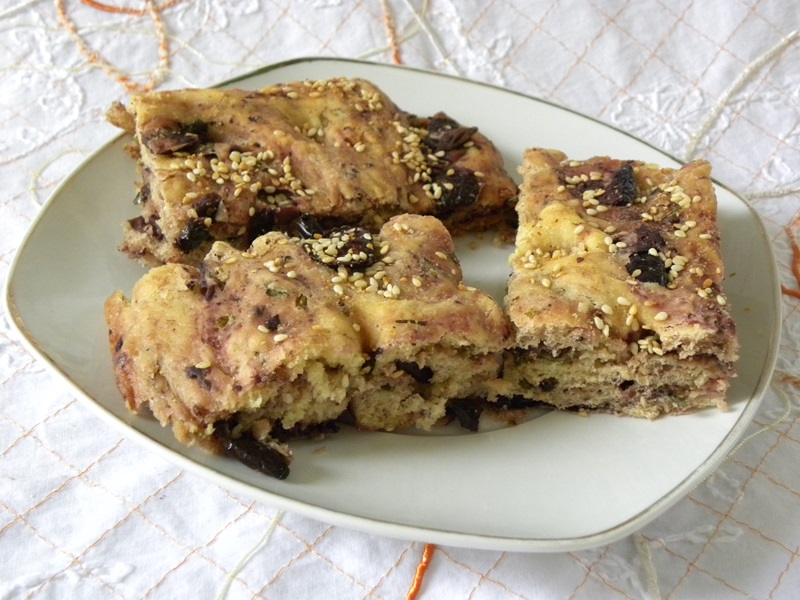 Lagana with Olives image