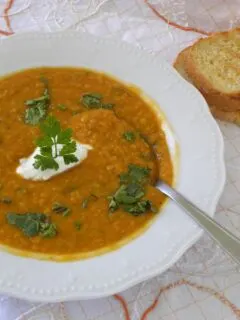 Red lentil Soup image