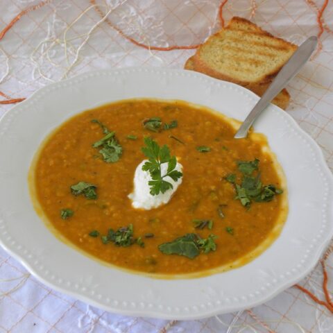 Red lentil Soup picture