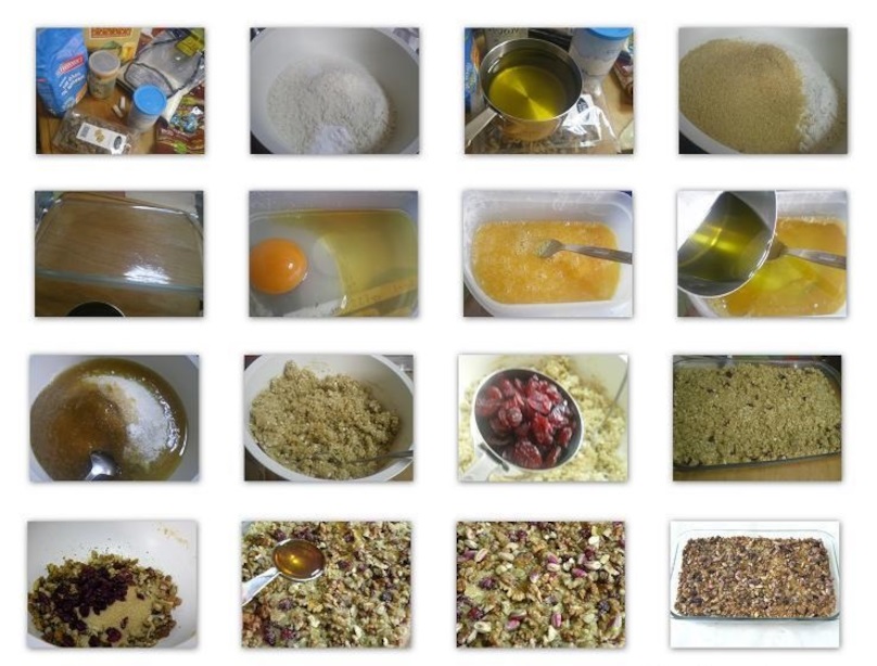 Collage making Oatmeal Bars image
