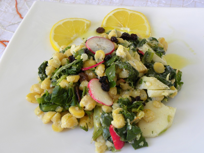 Revithosalata with Chard image