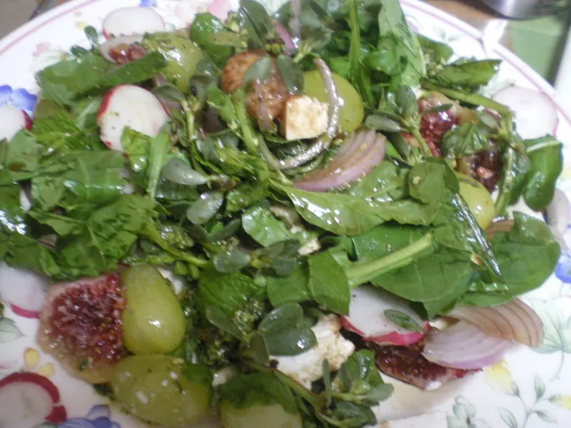 Rocket Salad with Summer Fruit Rocket Salad with Summer Fruit picture