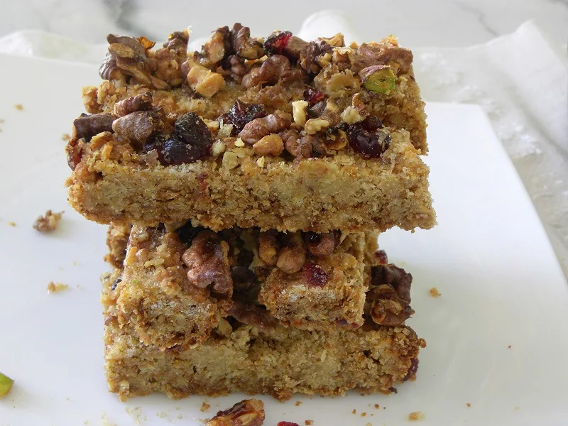 Olive Oil Oatmeal bars olive oil oatmeal bars image