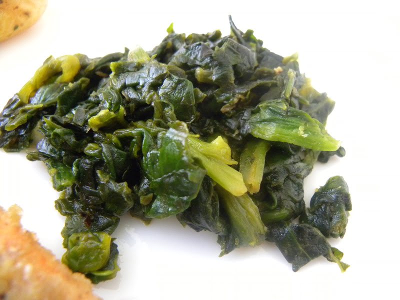 Sautéed Orange Garlic Spinach image