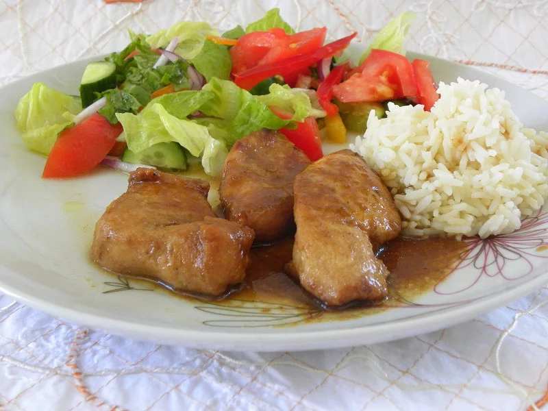 Teriyaki Chicken with orange
