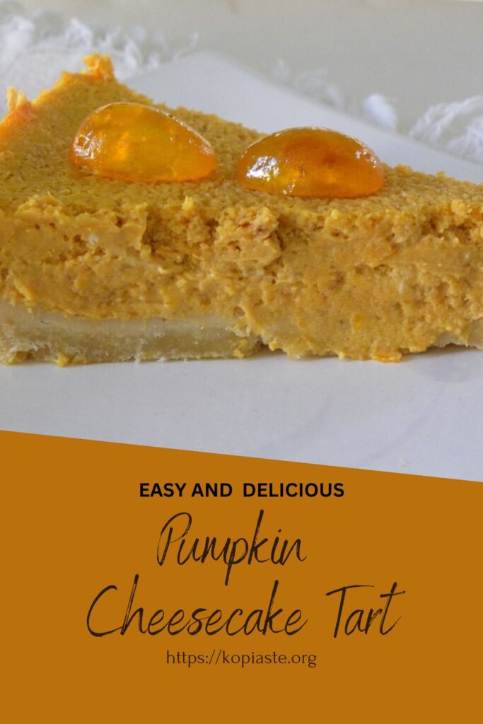 Collage Pumpkin Cheesecake Tart image