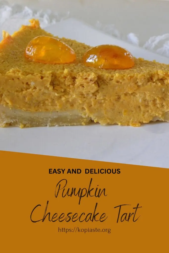 Collage Pumpkin Cheesecake Tart image