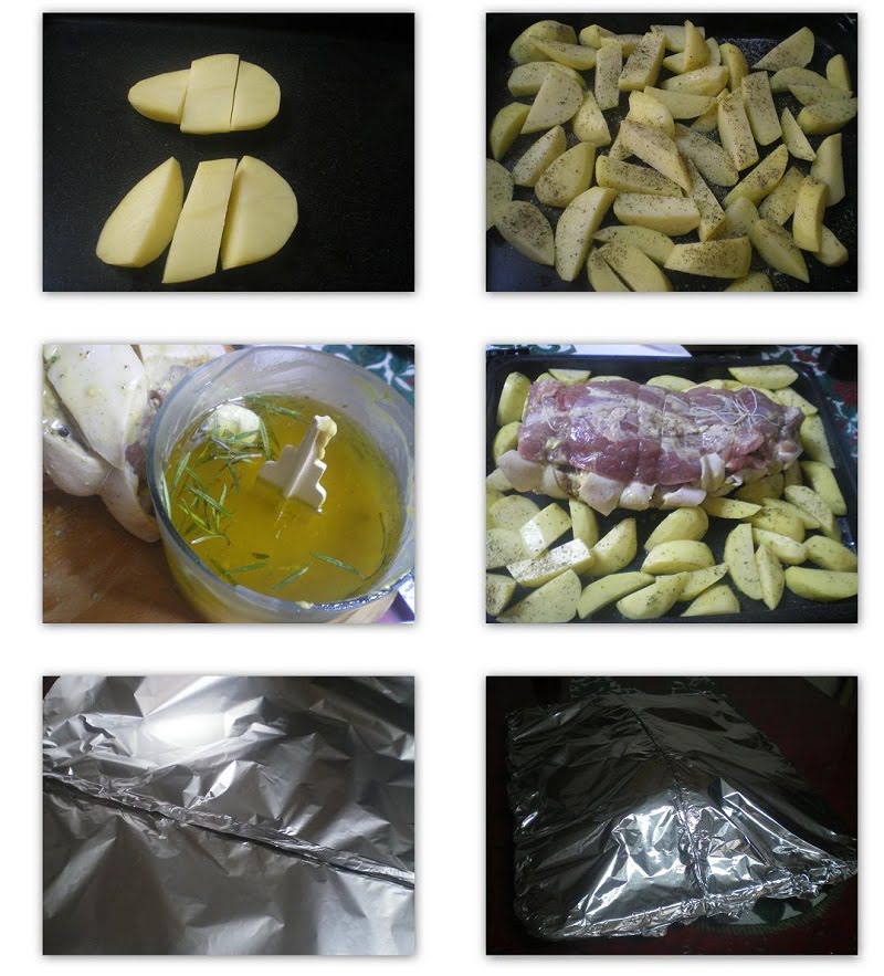  Roasting the Pork with potatoes image