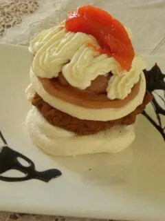 Mont Blanc with quince photo