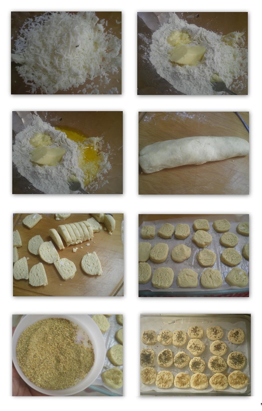 Collage Halloumi savory cookies