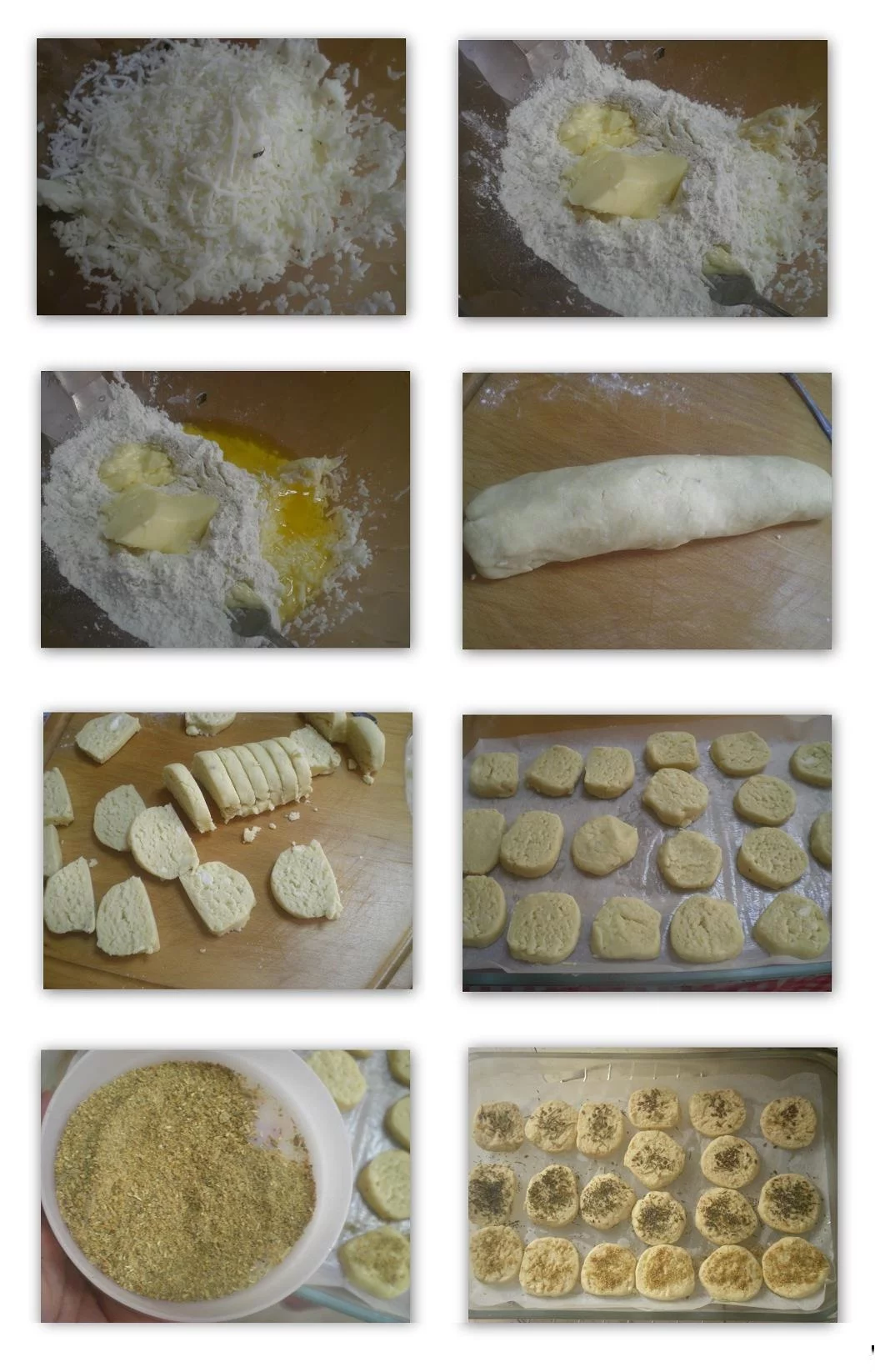 Collage Halloumi savory cookies