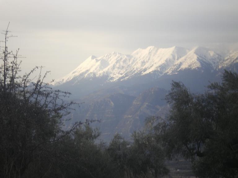 Taygettus with snow image