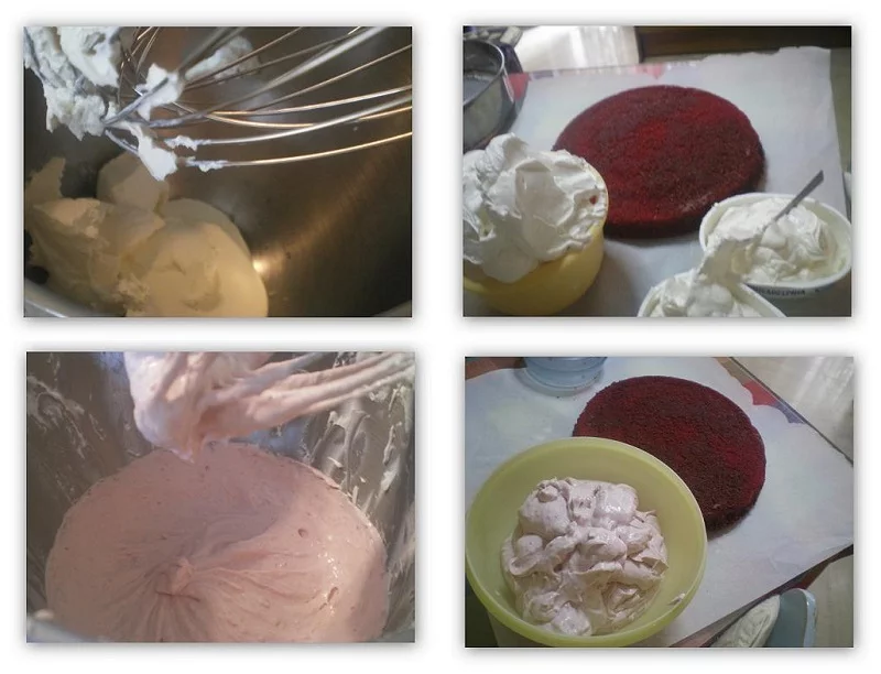 Collage Frosting Red velvet frosting image
