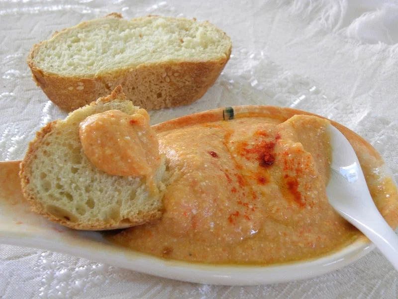Fava and pumpkin dip image