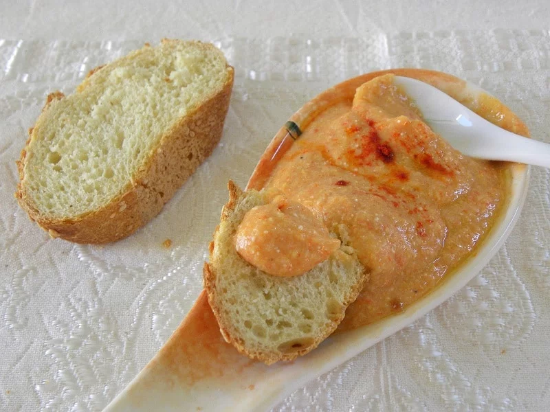 Fava and pumpkin dip with leftovers image
