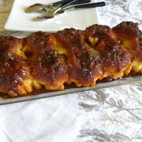 Bread pudding with caramel image