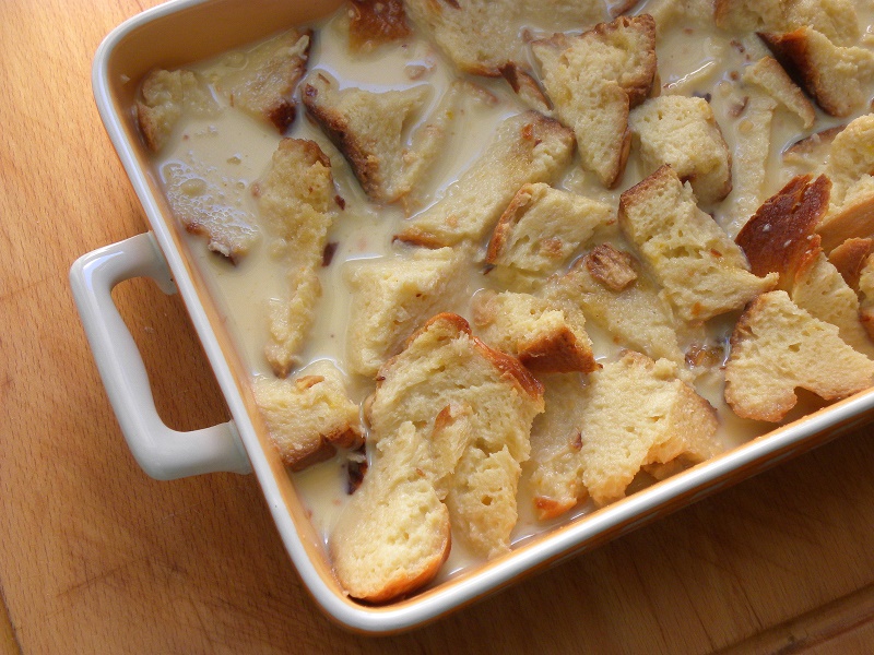 Tsoureki pudding with Karydaki photo