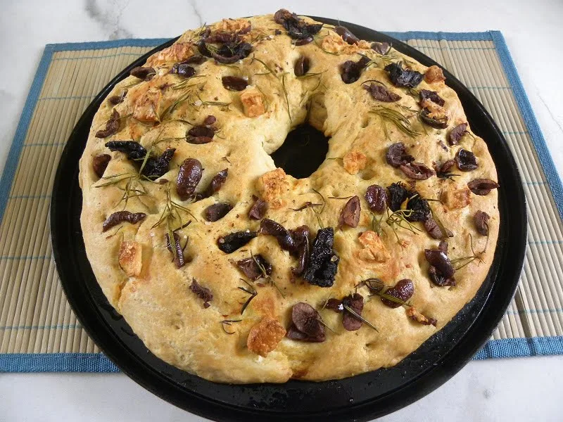 Round Lagana with feta image