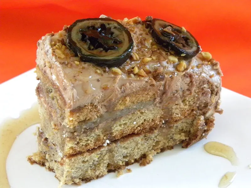 Walnut Praline Banana cake image