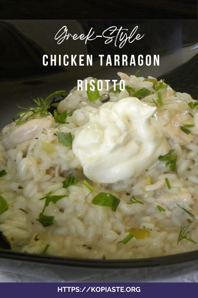 Collage Greek-Style Chicken Risotto image