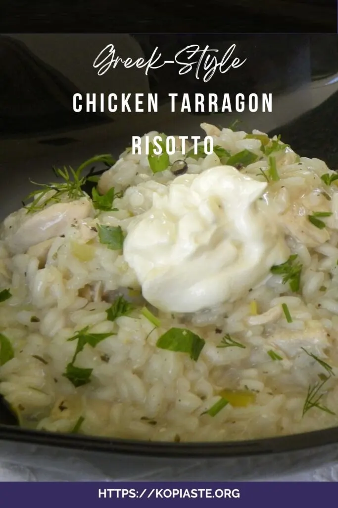 Collage Greek-Style Chicken Risotto image