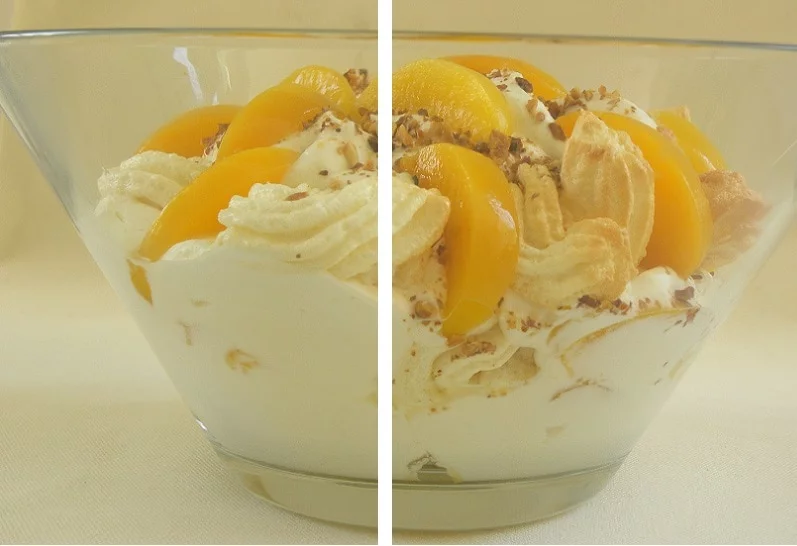 Peach Pavlova