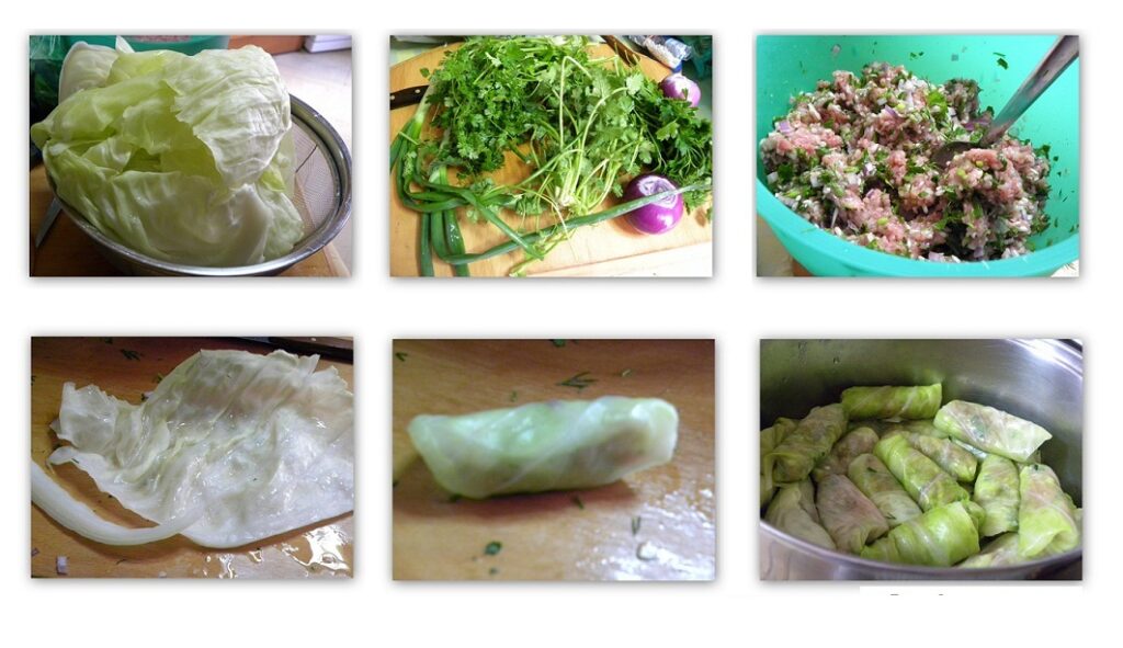 Collage making Lahanodolmades image