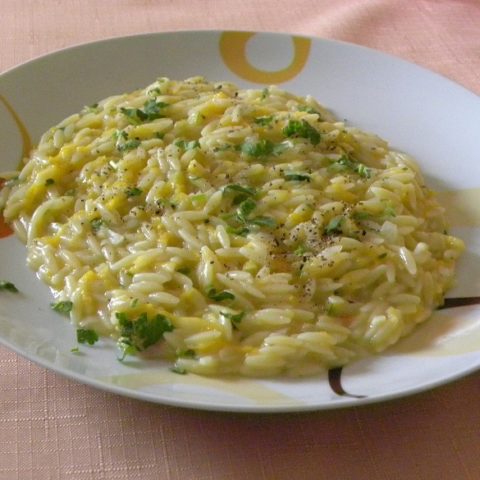Kritharotto (Greek risotto with orzo) image