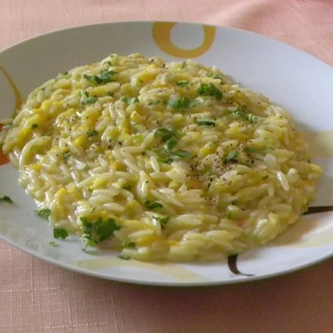 Kritharotto (Greek risotto with orzo) image