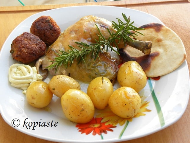 Chicken Rosemary and garlic