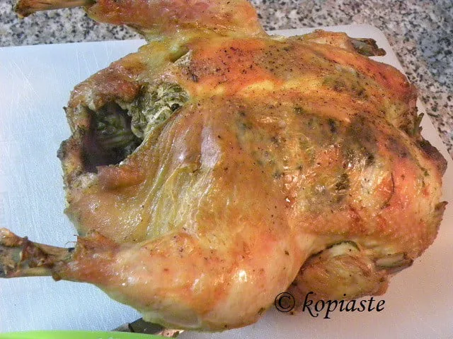 Roasted chicken with rosemary