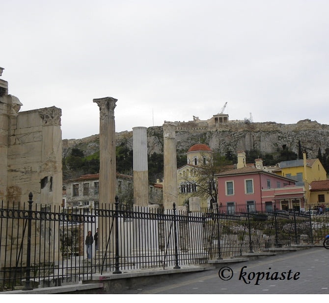 Monastiraki, Hadrians Library 