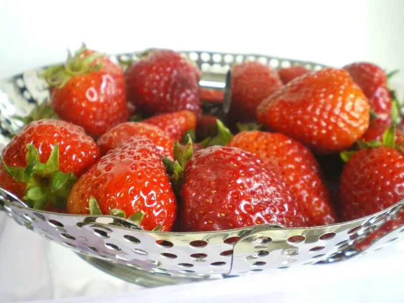 Fresh strawberries image