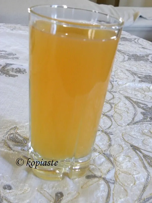 Peach and Apricot Ice Tea