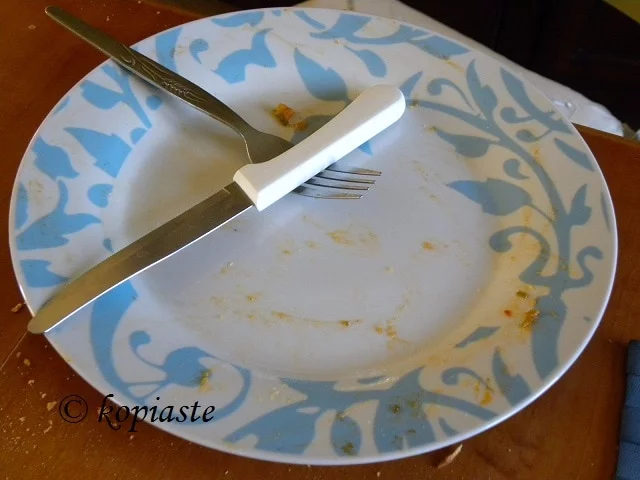 Empty plate