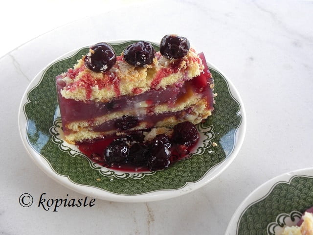 Cherry Sponge Cake