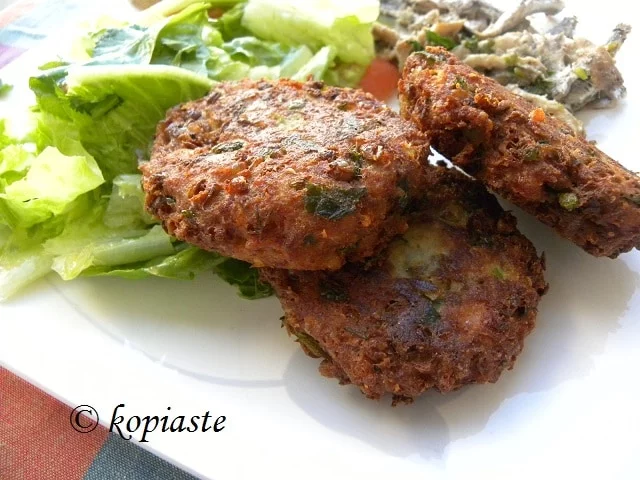 Fried Lentil Burgers