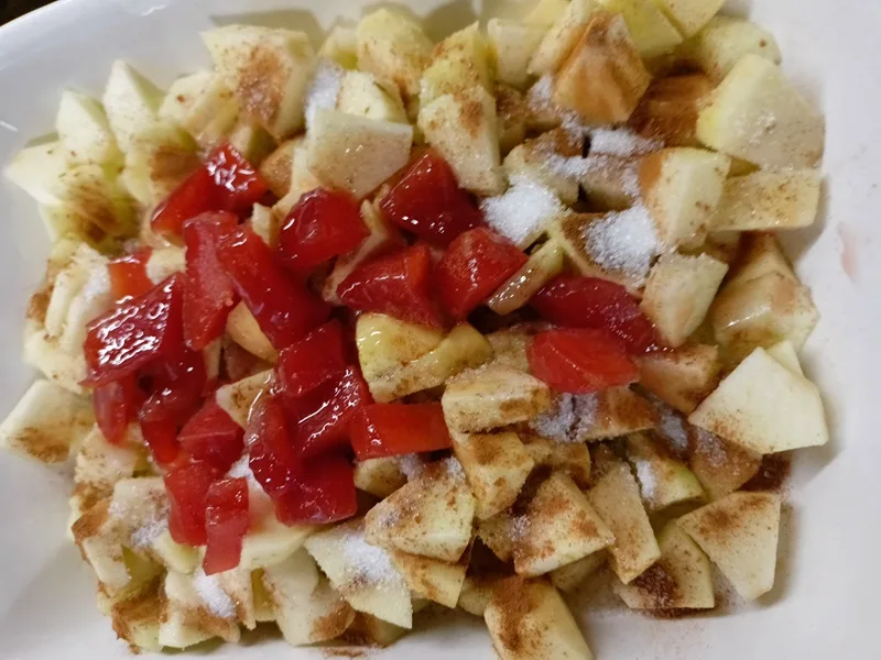 Apples together with quince image