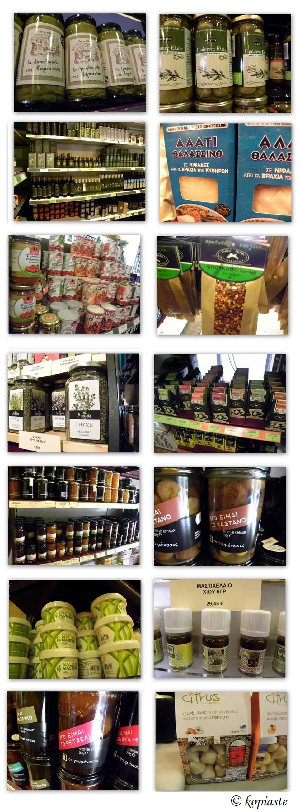 Collage other delicacies