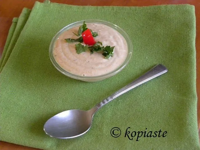 Tahini Yoghurt Sauce with Artichokes